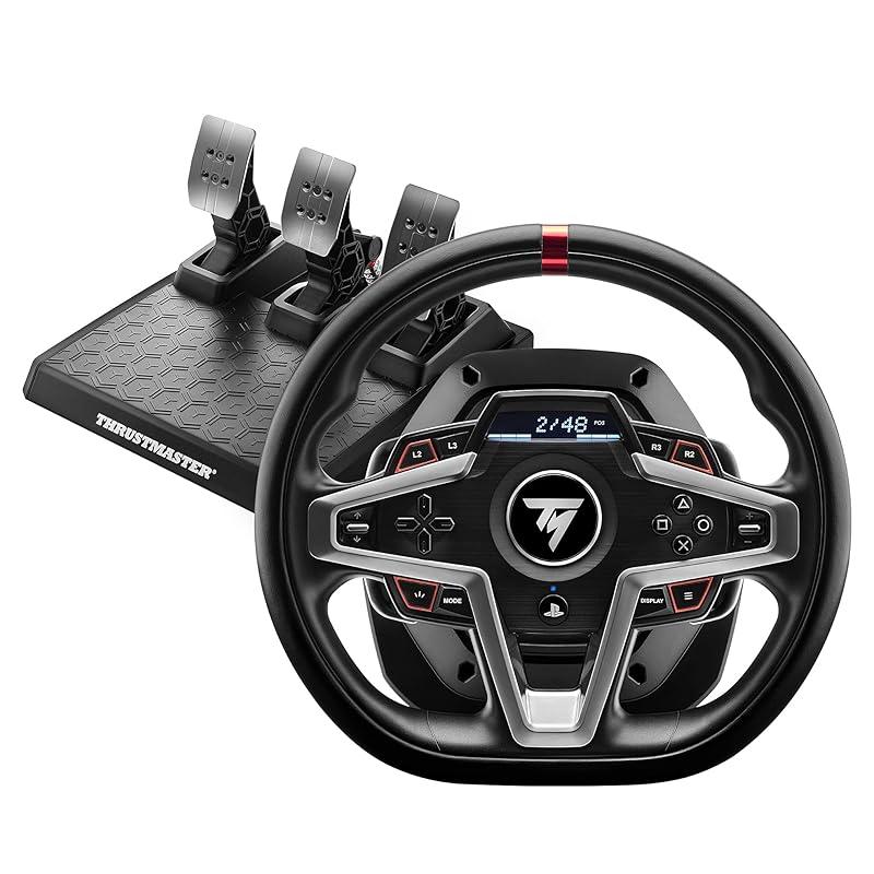 Thrustmaster T248 Force Feedback Racing Wheel und Pedalset für PS5 / PS4 / PC